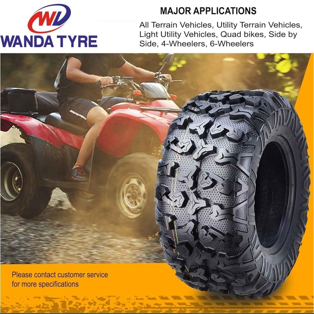 Wanda 27x9.00-14 P3036 8PR Atv Utv Ön Lastik