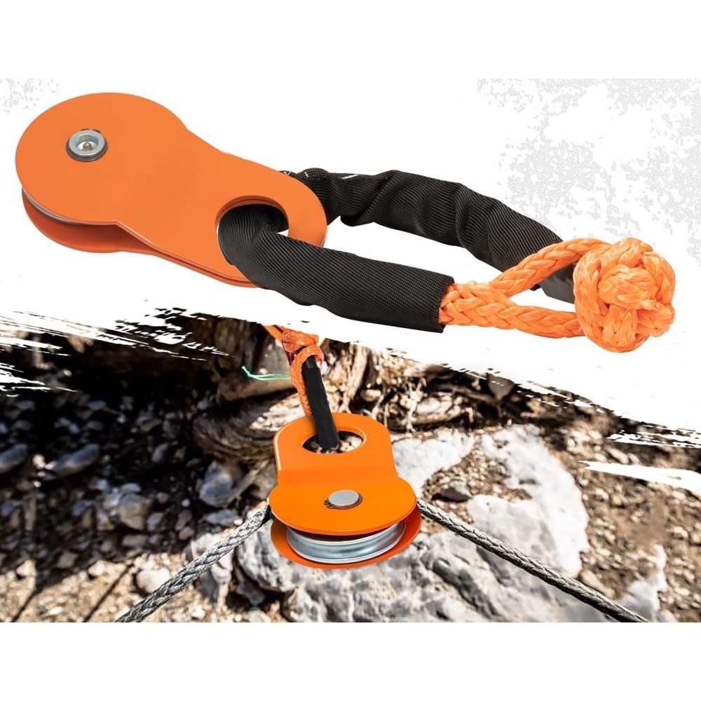 Hunter Vinç Makarası Snatch Block 8 Ton