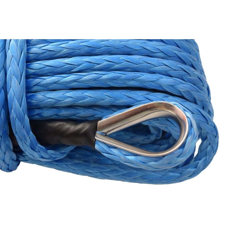Janlas Offroad 4x4 Sentetik Vinç Halatı Mavi