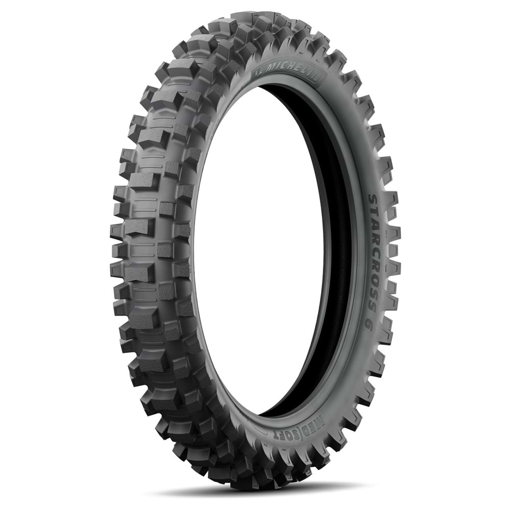 Michelin 110/90-19 StarCross 6 Medium Soft Motosiklet Arka Lastik