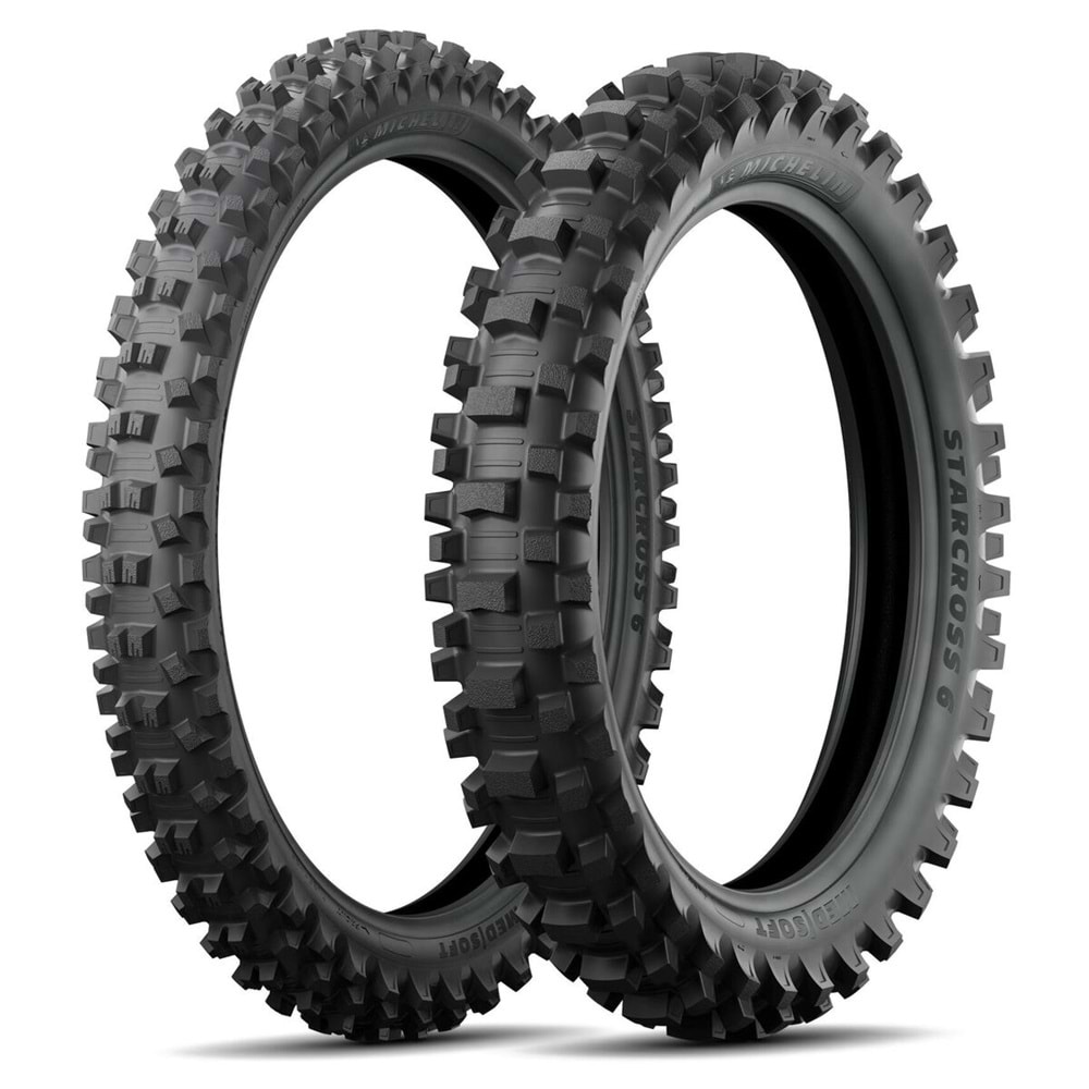 Michelin 110/90-19 StarCross 6 Medium Soft Motosiklet Arka Lastik