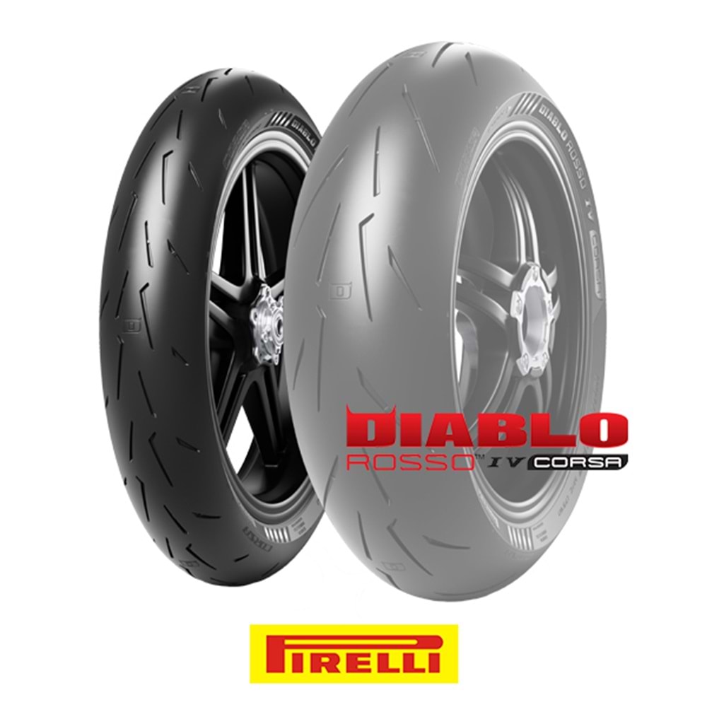 Pirelli 180/55ZR17 Diablo Rosso IV Corsa 73W Arka Motosiklet Lastiği (2025)