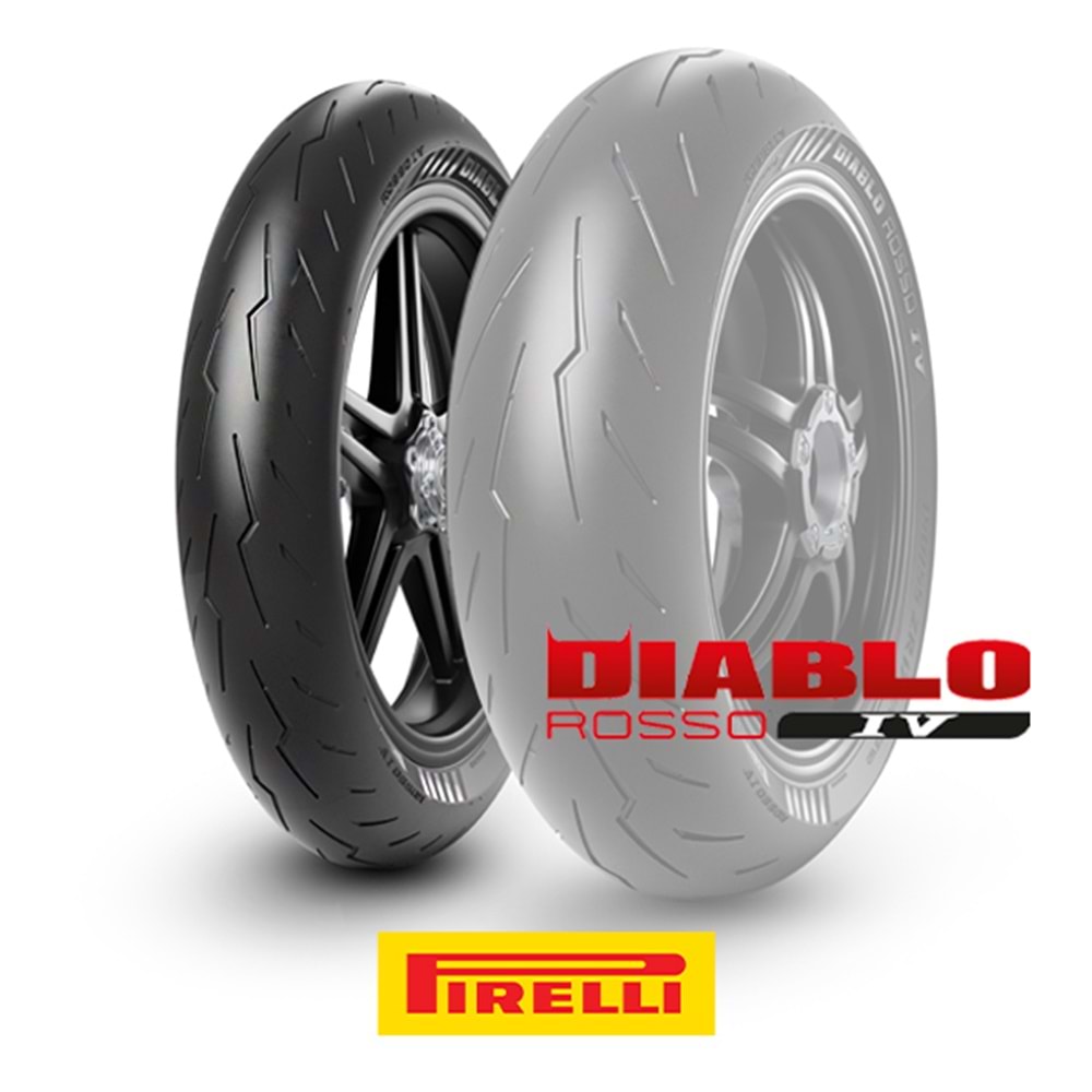 Pirelli 190/55ZR17 Diablo Rosso IV 75W Arka Motosiklet Lastiği (2025)