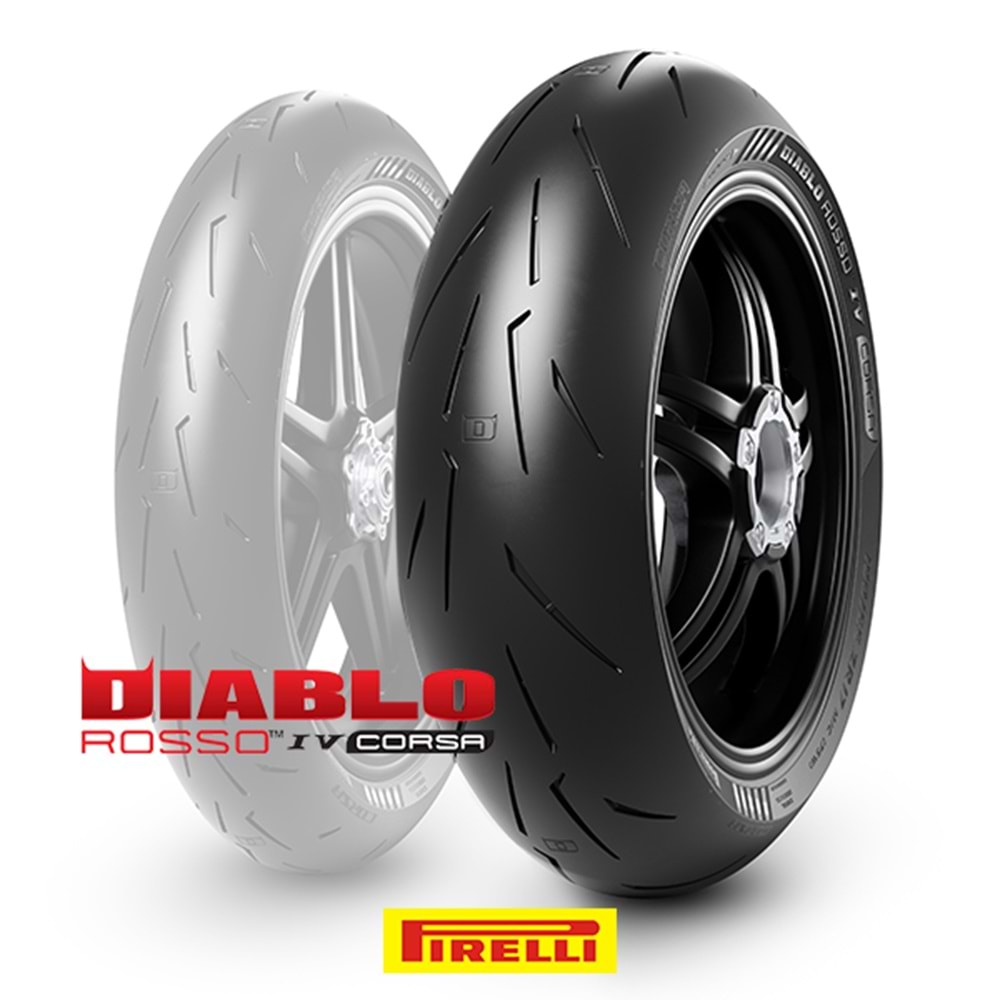 Pirelli 200/55ZR17 Diablo Rosso IV Corsa 78W Arka Motosiklet Lastiği (2025)