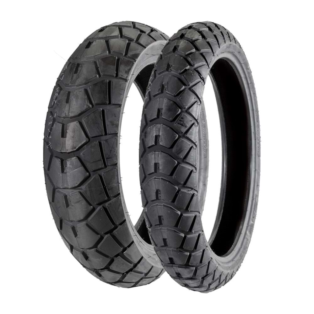 Kingtyre Set 110/80R19 ve 130/80R17 K66 Motosiklet Ön Arka Takım Lastik