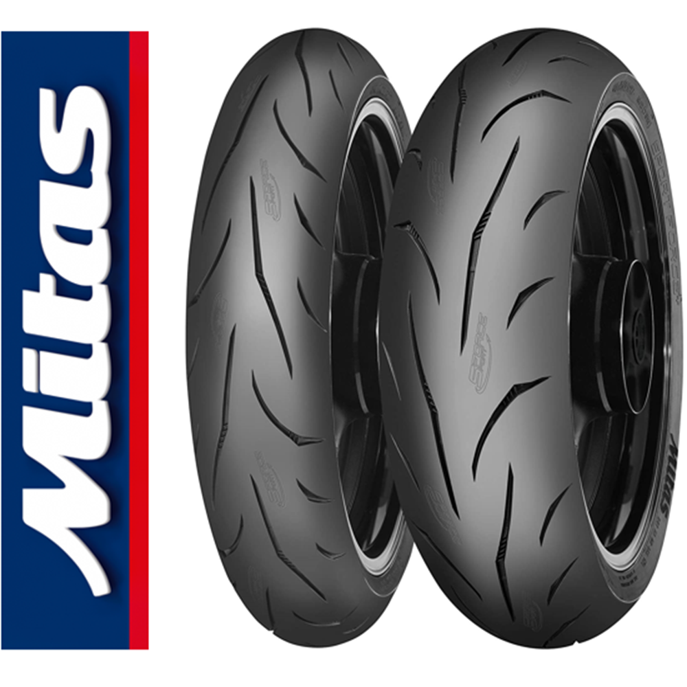 Mitas Set 120/70ZR17 ve 180/55ZR17 Sport Force Plus Ön Arka Takım