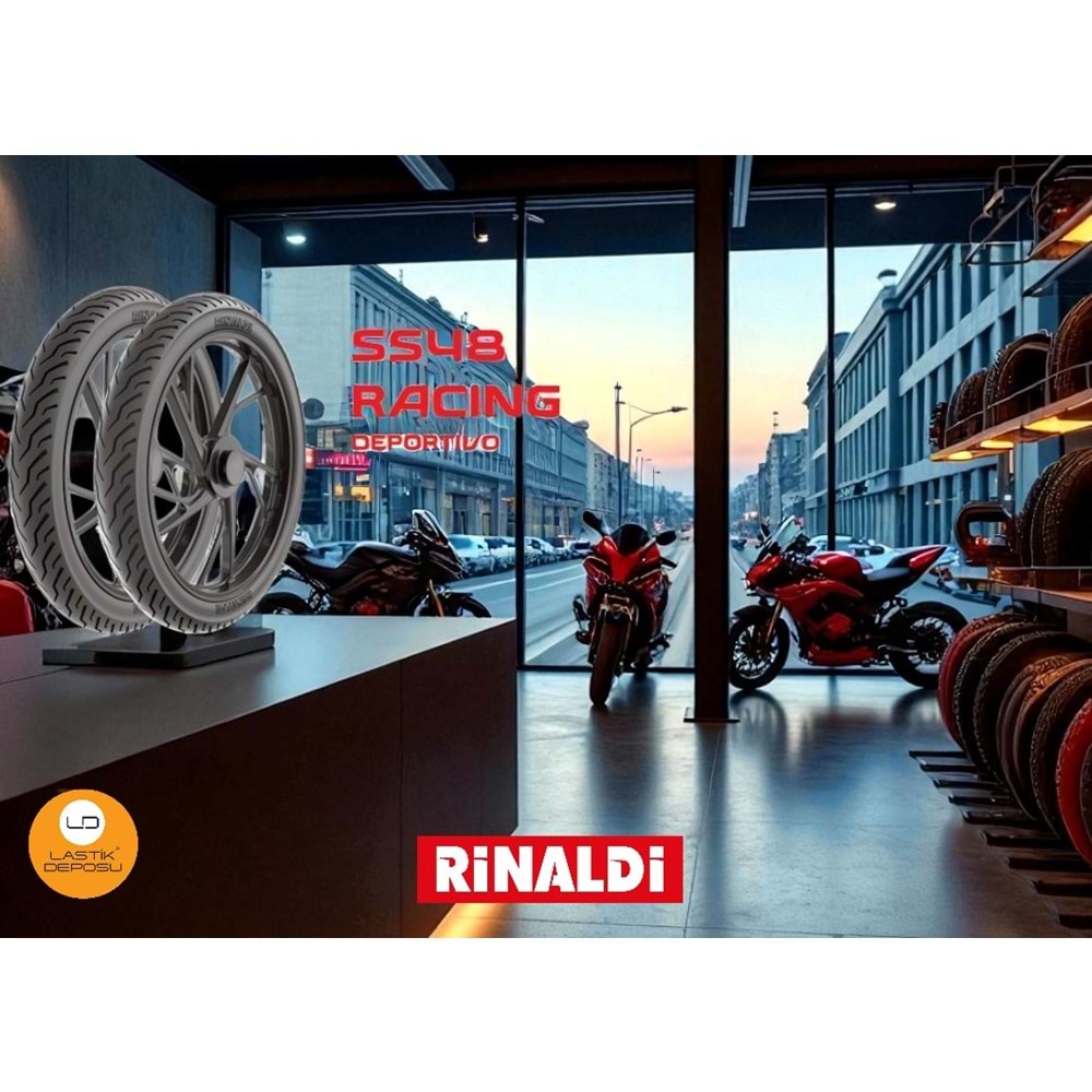 Rinaldi Set 2.75-18 ve 90/90-18 SS48 Motosiklet Ön Arka Takım Lastik