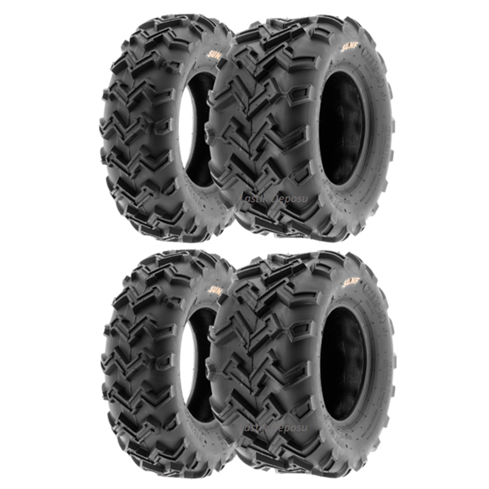 SunF Set 21x7-10 ve 22X10-10 A001 6Kat Atv Lastik Takımı Ön-Arka
