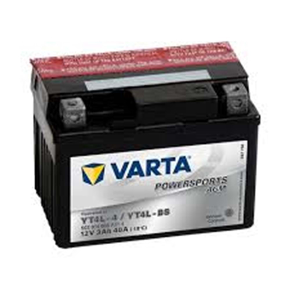 Varta YT4L-BS 12V3AH Bakımsız AGM Motosiklet Aküsü