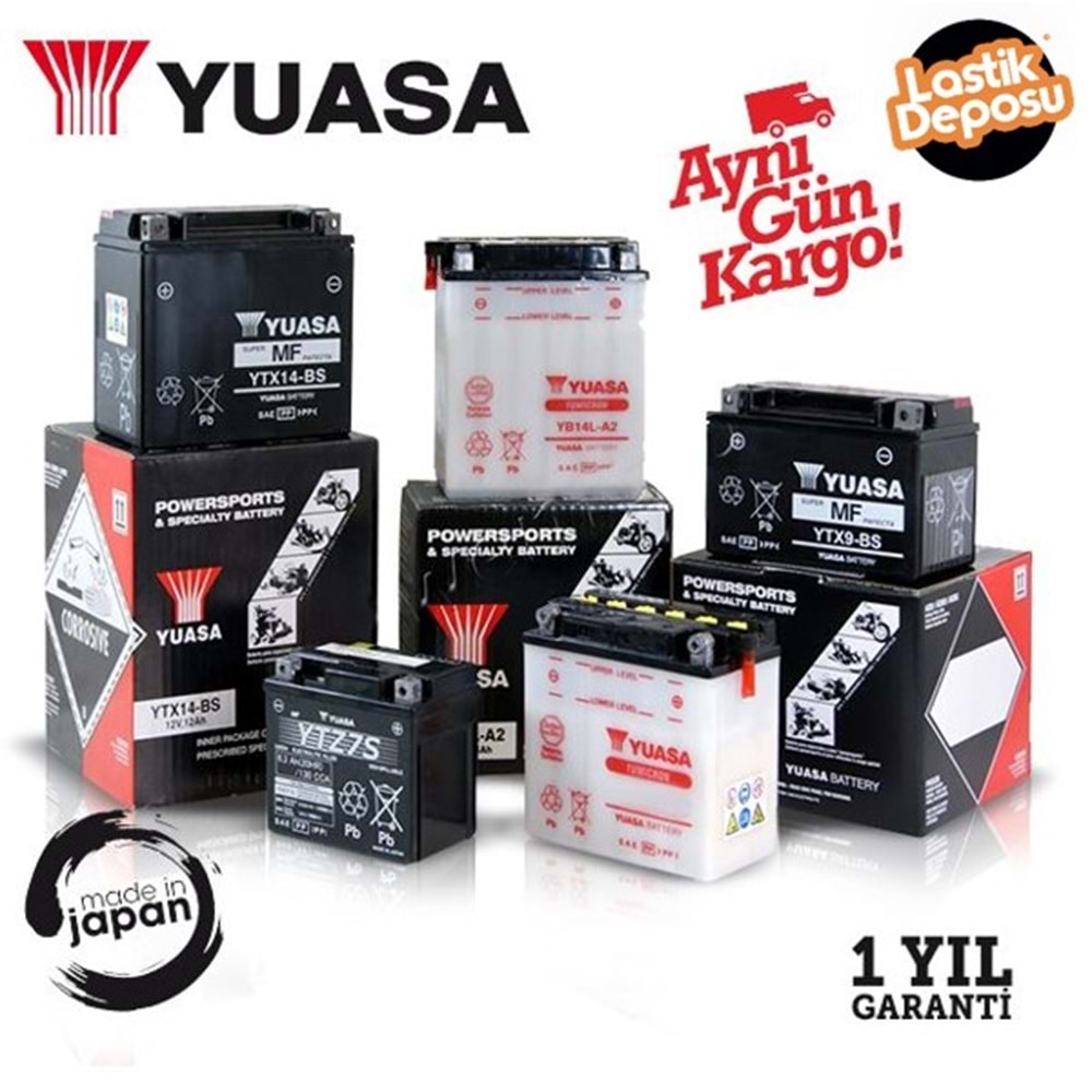 Yuasa YTX16-BS-1 12V14 AH Bakımsız Motosiklet ve ATV Aküsü