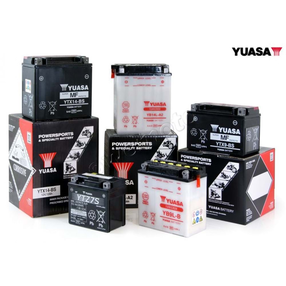 Yuasa YTX7L-BS 12V6AH Bakımsız Motosiklet Aküsü