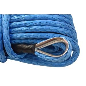 Janlas Offroad 4x4 Sentetik Vinç Halatı Mavi