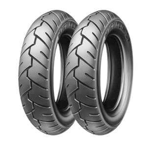 Michelin Set 100/90-10 ve 100/90-10 S1 Scooter Motosiklet Ön Arka Takım Lastik