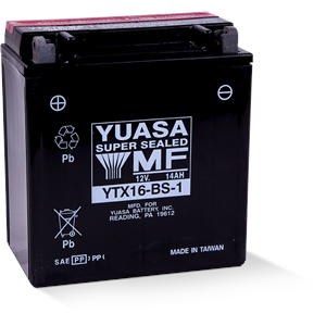 Yuasa YTX16-BS-1 12V14 AH Bakımsız Motosiklet ve ATV Aküsü