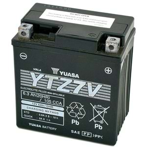 Yuasa YTZ7V 12V6AH Bakımsız Motosiklet Aküsü