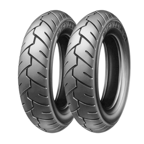 Michelin Set 100/90-10 ve 100/90-10 S1 Scooter Motosiklet Ön Arka Takım Lastik