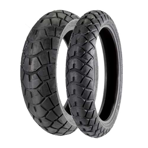 Kingtyre Set 90/90R21 ve 130/80R17 K66 Motosiklet Ön Arka Takım Lastik