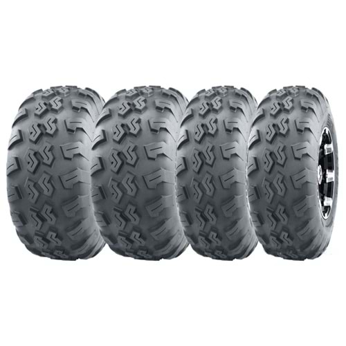 Wanda Set 21x7-10 ve 22x10-10 P3018 4PR Atv Utv Lastik Takımı Ön Arka