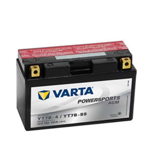 Varta YT7B-BS 12V7AH Bakımsız AGM Motosiklet Aküsü