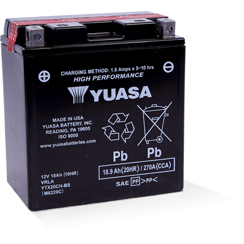 Yuasa YTX20CH-BS 12V18 AH Bakımsız AGM Akü