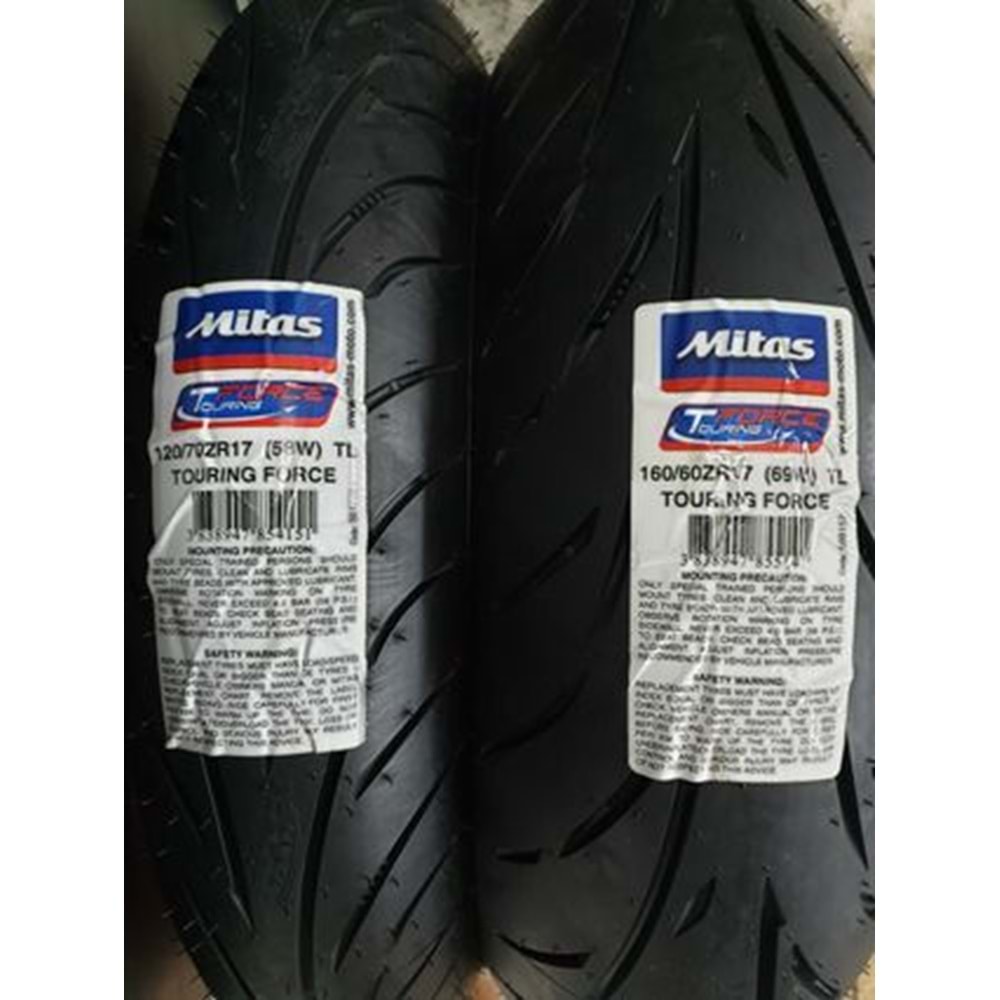 Mitas 120/70ZR17 Touring Force 58W Motosiklet Lastiği